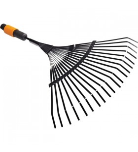 Mătură cu ventilator fiskars quikfit (negru/portocaliu, 43 cm)