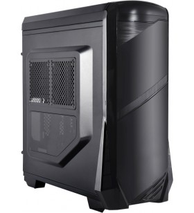 Carcasa spire middle-tower atx, gaming, x2 "gladiator", front usb &amp audio, 2x 120mm blue led fan (incluse), side window, bl