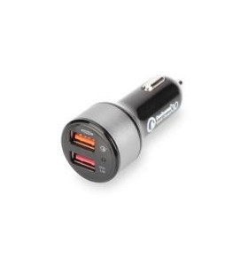 Quick charge car charger/dual port