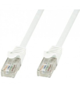 Techlypro 105513 techlypro cablu patch cord rj45 cat6 u/utp 15m alb 100% cupru