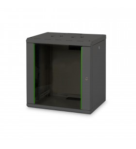 Digitus wallmount cabinet 12he/643x600x450 mm color schwarz