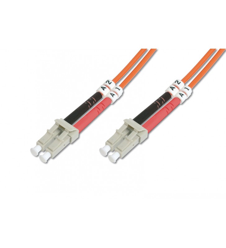 Fo patch cord, duplex, lc to lc mm om2 50/125 µ, 5 m