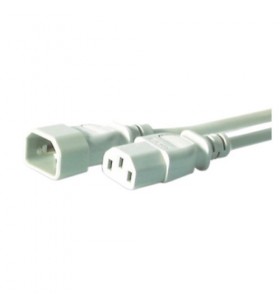3.0m power cord c13-c14 - grey/extension f/m 3 x 1.00mm2
