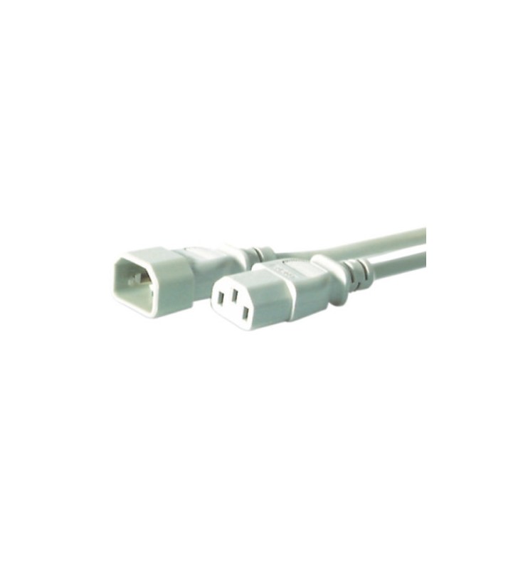 3.0m power cord c13-c14 - grey/extension f/m 3 x 1.00mm2