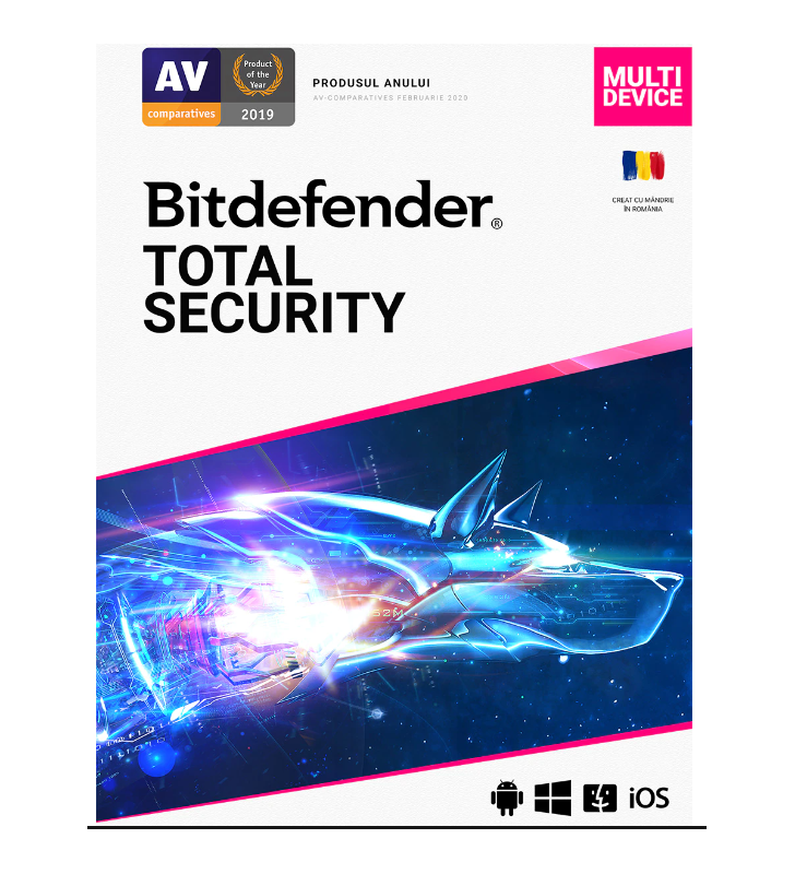 Bitdefender | ts03zzcsn2403ben | total security- 3 dispozitive 12+12 luni box
