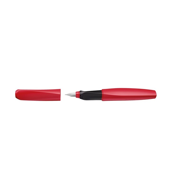 Stilou pelikan twist fiery red, stilou (roșu, cutie cu 1 stilou cu cartus de cerneală, lățimea penei f)