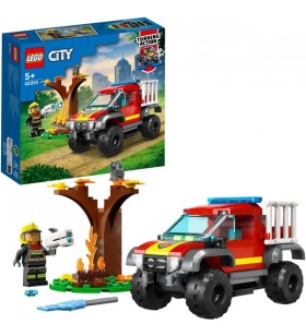 Jucărie de construcție lego 60393 city camion de pompieri