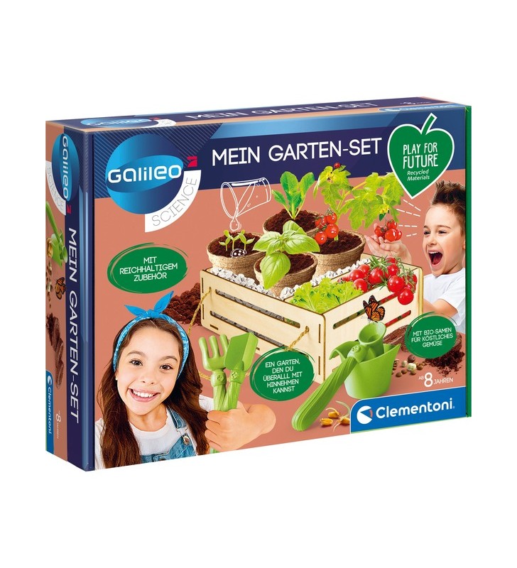 Clementoni setul meu de grădină, cutie pentru experimente