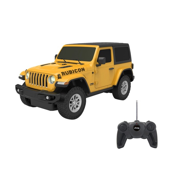 Jamara jeep wrangler jl, rc (galben/negru, 1:24)