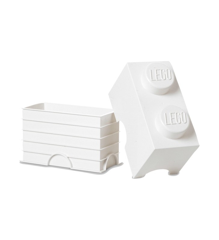 Room copenhaga lego storage brick 2 alb, cutie de depozitare (alb)