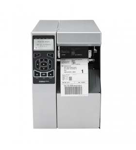 Tt printer zt510 4", 203 dpi, euro and uk cord, serial, usb, gigabit ethernet, bluetooth le, tear, mono, zpl