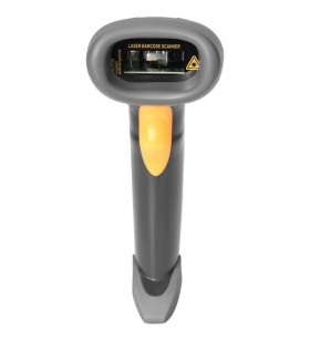Scaner portabil de coduri de bare digitus 1d, scaner de coduri de bare (gri negru)