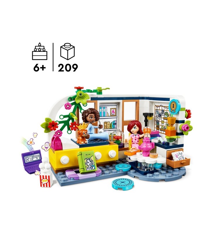 Jucărie de construcție a camerei lui aliya lego 41740 friends