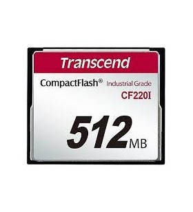 Transcend ts512mcf220i card memorie transcend industrial cf cf220i 512mb