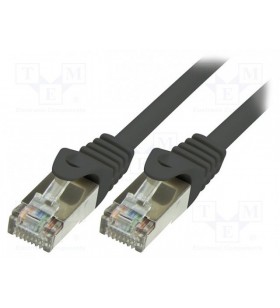 Logilink cp1033s logilink - cablu patchcord cat5e f/utp 1,00m negru