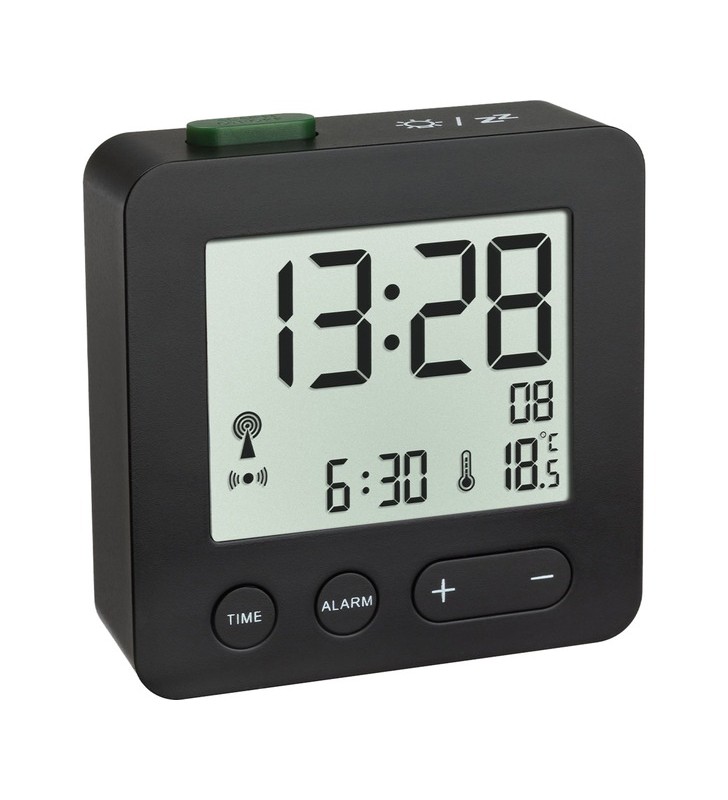 Ceas radio cu alarmă digital tfa (negru)