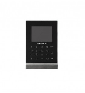 Cititor standalone hikvision cu ecran lcd-tft, ds-k1t105m 2.8inchbuilt-in mifare card reading module, max. 100,000 cards no., an