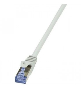 Logilink cq4102s logilink - cat.6a patch cable made from cat.7 raw cable, gray, 15m