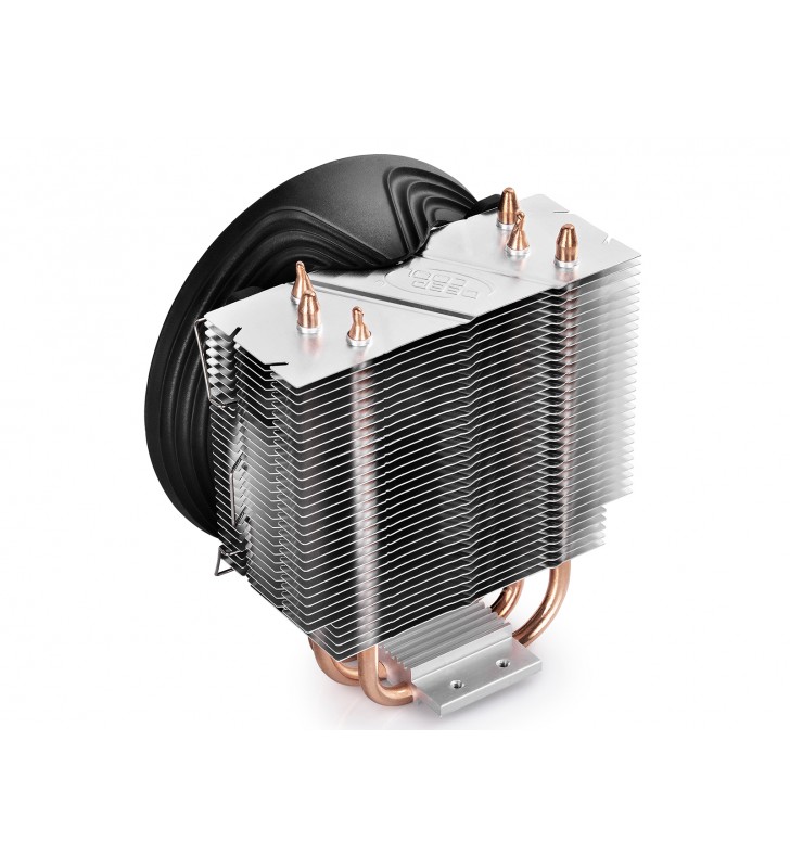 Cooler deepcool cpu universal, soc lga115x/775 &amp fmx/amx, al+cu, 3x heatpipe, red led fan 120x25mm, 130w ''gammaxx 300r"
