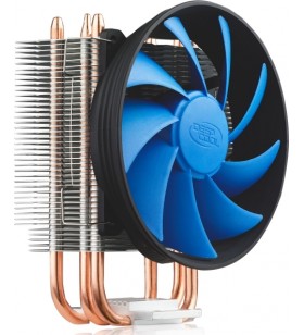 Cooler deepcool cpu universal, soc lga1366/115x/775 &amp fmx/am4/am3x/am2x/940/939/754, al+cu, 3x heatpipe, fan 120x25mm, 130w \