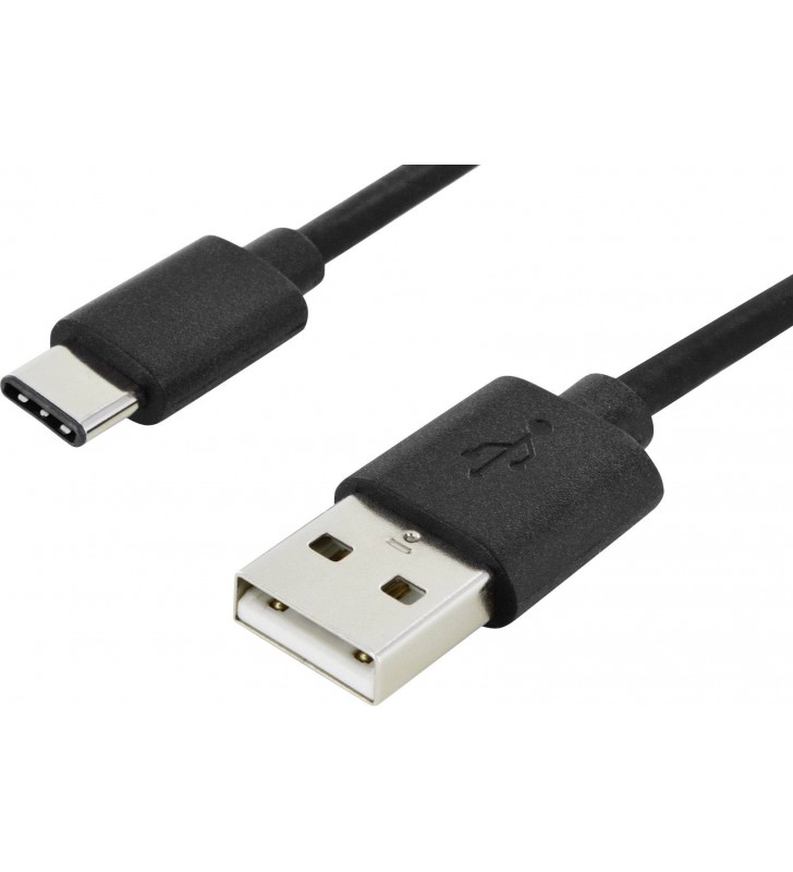 Digitus usb 2.0 cable [1x usb-c plug - 1x usb 2.0 connector a] 1.80 m black