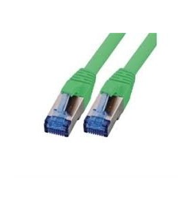 Mcab 0.5m cat6a s-ftp flex gn 5pack/cat7 raw cable-10gbit-cu-500mhz