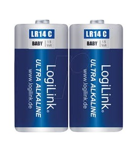 Logilink lr14b2 logilink - ultra power lr14 alkaline batteries, baby, 1.5v, 2pcs
