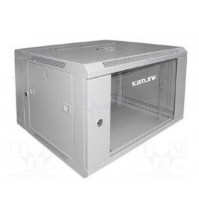 Asm cl-19 06u wallmount cabinet 19 6u, 550x350mm, grey ral 7035