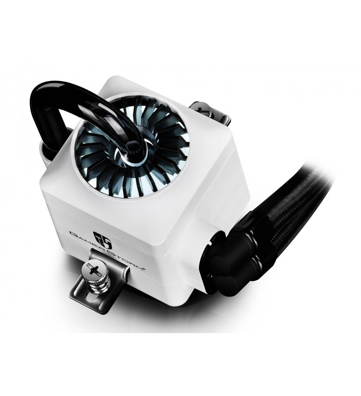 Cooler deepcool cpu universal. cu lichid. soc lga20xx/1366/115x &amp amx/fmx, al+cu+lichid, 1x tf 120 fans, 150w, white led "ca