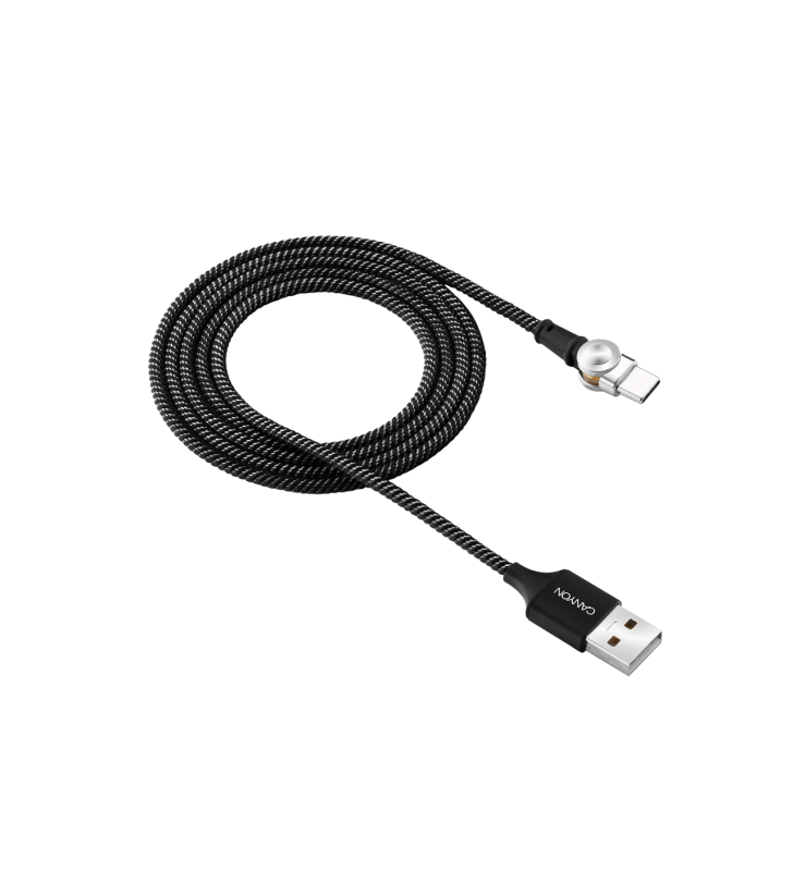 Usb type-c charging cable with magnetic rotating system uc-8