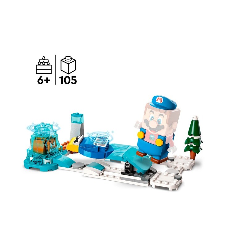 Lego 71415 super mario ice mario set de expansiune costum jucărie de construcție
