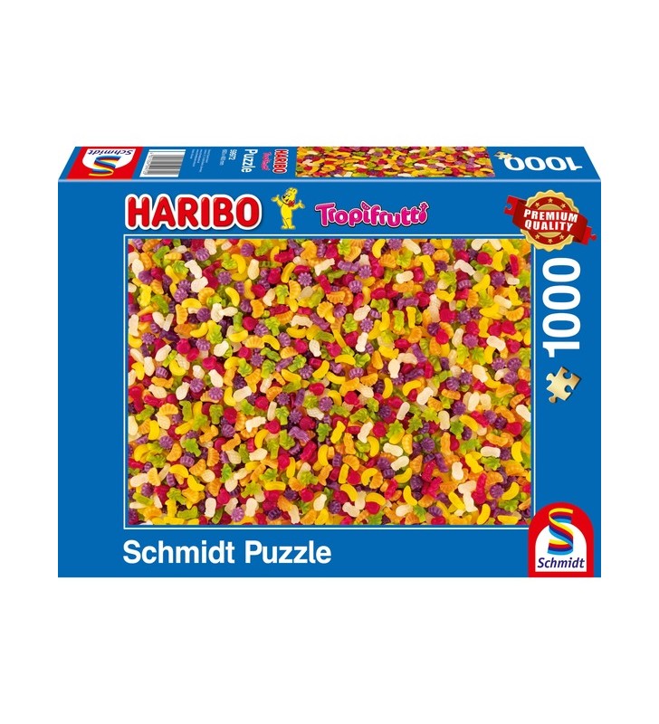 Jocuri schmidt haribo: tropifrutti, puzzle (1000 bucăți)