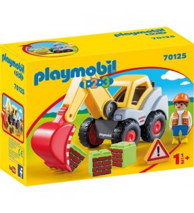 Playmobil 70125 1.2.3 jucărie de construcție excavator cu lopată