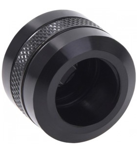 Alphacool icicle pro 16mm hardtube fitting g1/4 - deep black, conexiune (negru)