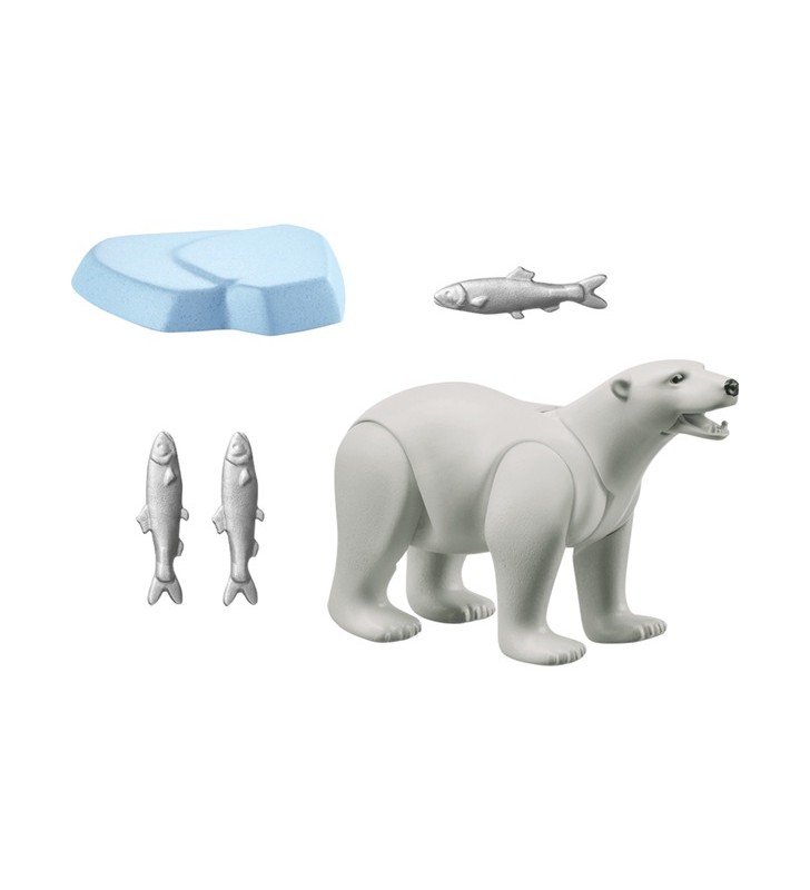 Playmobil 71053 ursul polar wiltopia, jucărie de construcție