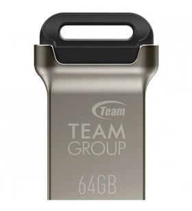 Stick usb team group c162 de 64 gb (argintiu/negru, usb-a 3.2 gen 1)