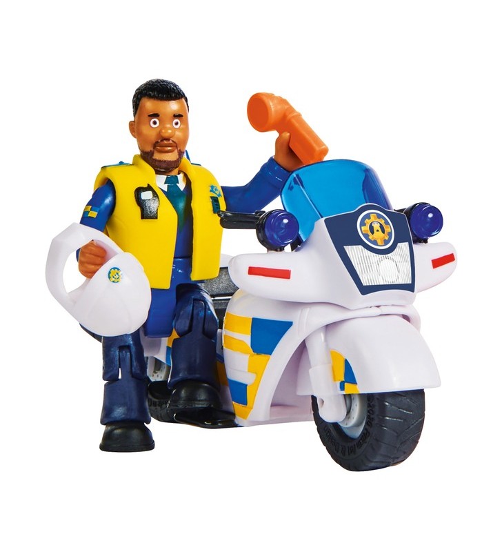 Simba pompierul sam poliția motocicletă vehicul de jucărie (cu figură)