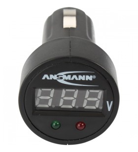 Dispozitiv de testare ansmann power check 12/24v, dispozitiv de măsurare (negru)