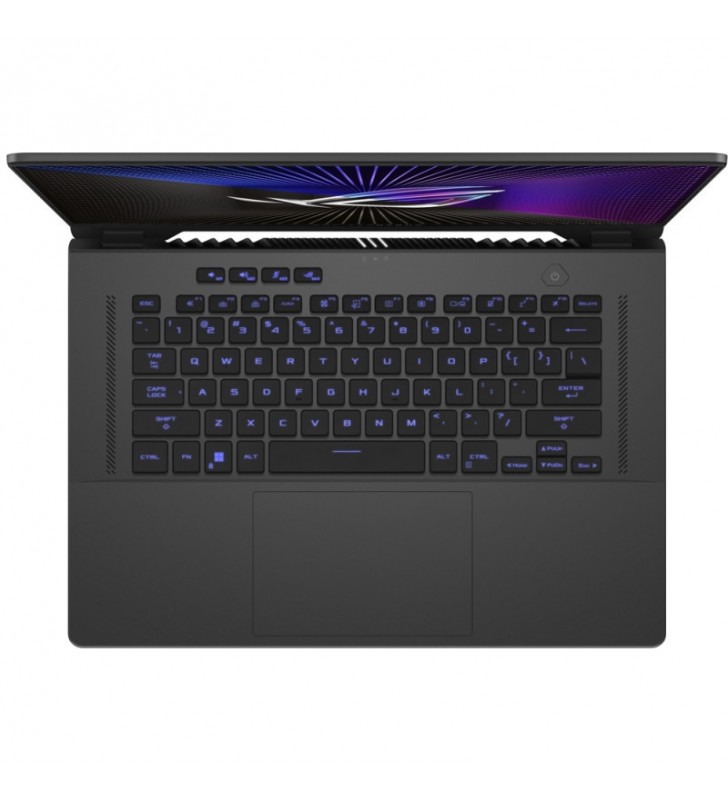 Laptop asus gaming 16'' rog zephyrus g16 gu603vv, qhd+ 240hz, procesor intel® core™ i9-13900h (24m cache, up to 5.40 ghz), 32gb ddr4, 1tb ssd, geforce rtx 4060 8gb, win 11 home, eclipse gray