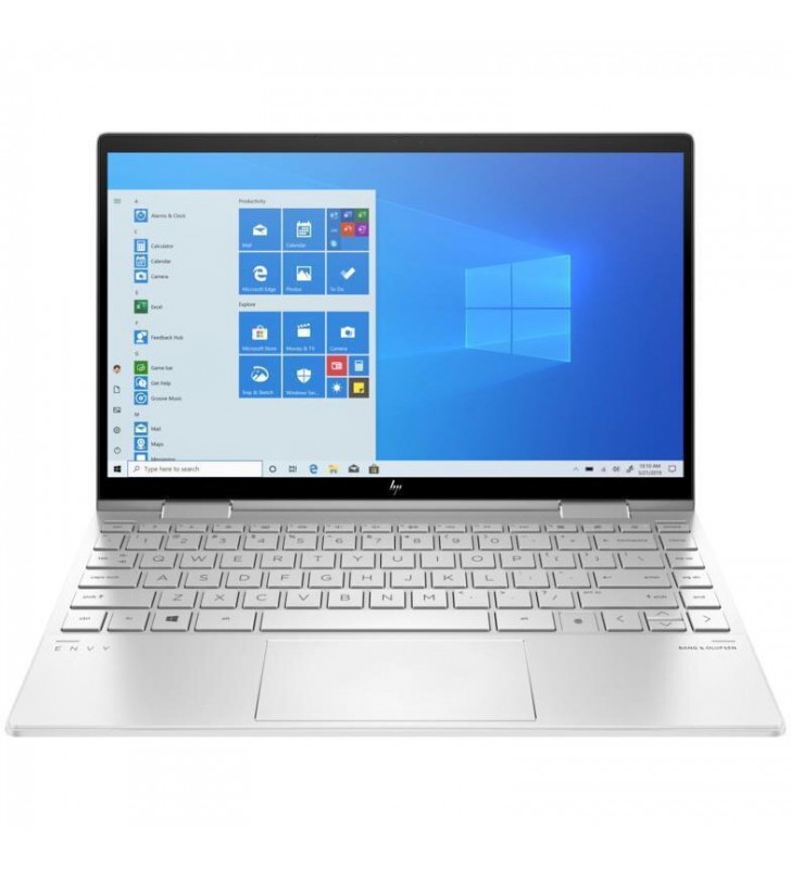 Laptop ultraportabil hp envy x360 13-bf0017nn cu procesor intel® core™ i7-1250u pana la 4.70 ghz, touch, 13.3 wuxga ips, 16gb, 512gb ssd, intel® iris® xe graphics, windows 11 home, natural silver