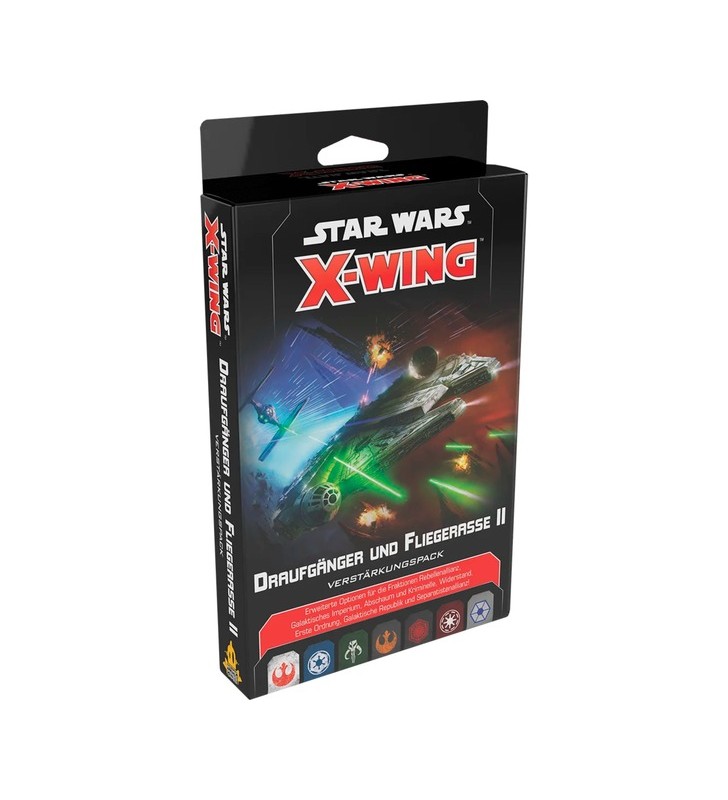 Asmodee star wars: x-wing a doua ediție - daredevil și ace pilots ii, pentru masă (extensie)
