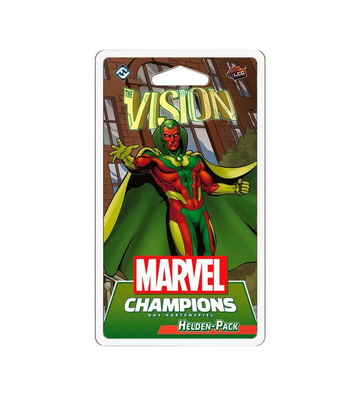 Asmodee marvel champions: jocul de cărți - vision (pachet hero) (extensie)