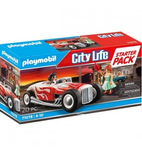 Playmobil 71078 city life starter pack hot rod jucărie de construcție