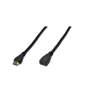Cablu digitus ak-330201-050-s, hdmi - hdmi, 5m, black