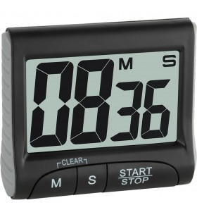 Cronometru digital tfa și cronometru/cronometru pentru bucătărie (negru)