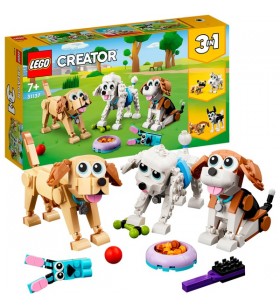 Jucărie de construcție lego 31137 creator 3 în 1 câini drăguți