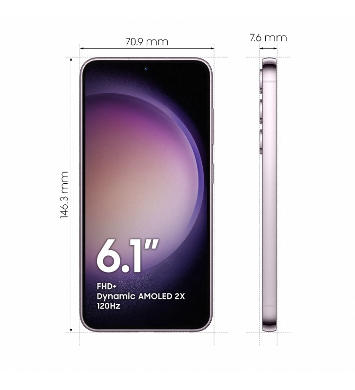 Samsung galaxy s23 sm-s911b 15,5 cm (6.1") dual sim android 13 5g usb tip-c 8 giga bites 128 giga bites 3900 mah levănțică