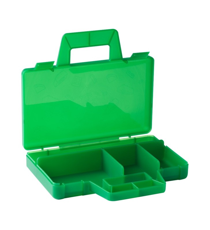 Room copenhaga lego sorting box to go, cutie de depozitare (verde)