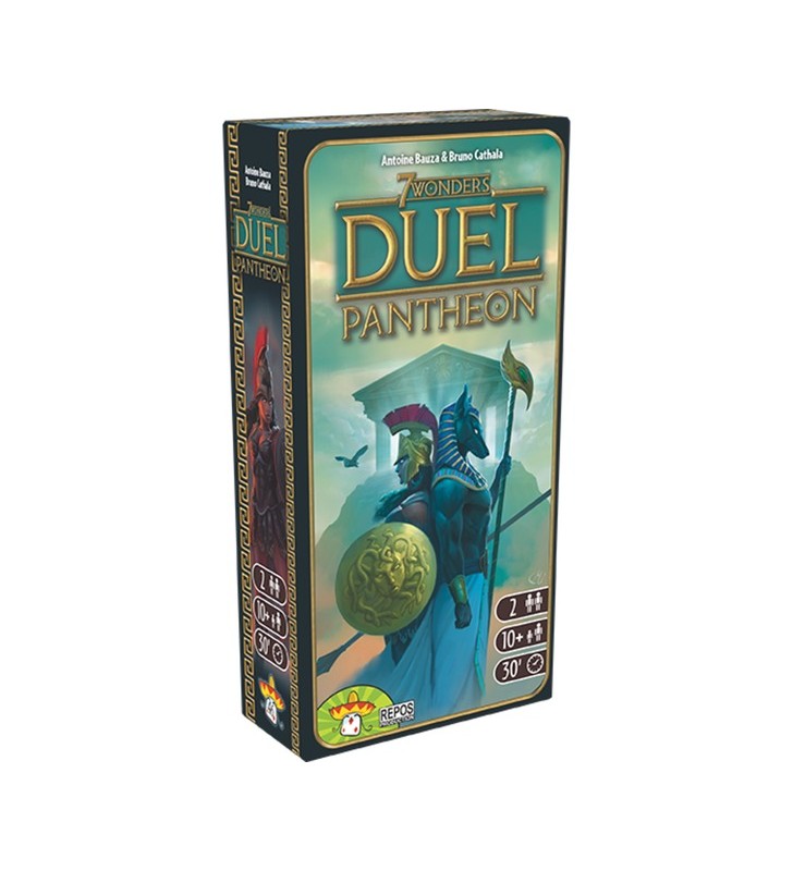 Asmodee 7 wonders duel - pantheon, joc de societate (extensie)