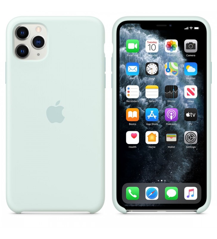 Apple iphone 11 pro max silicone case - seafoam